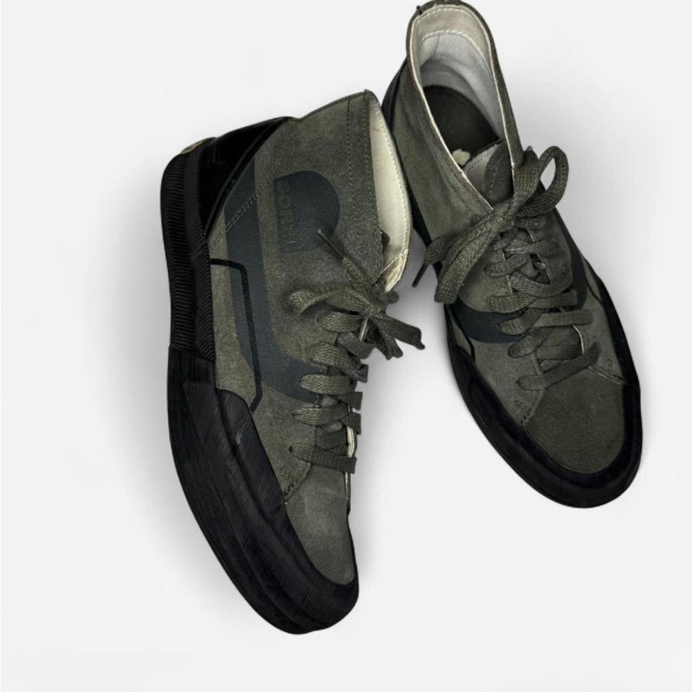 Sorel Grit Sneaker Chukka Waterproof Green Sneakers Mens Sz 7,5 Gorpcore Grunge